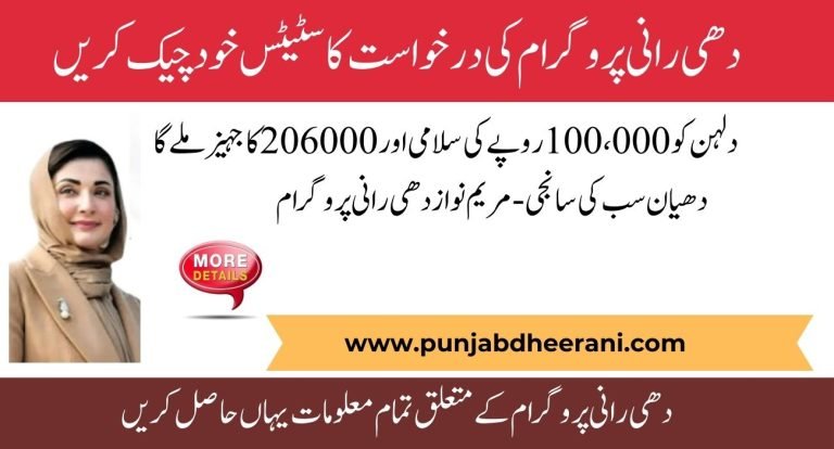 Check Dheerani Application Status