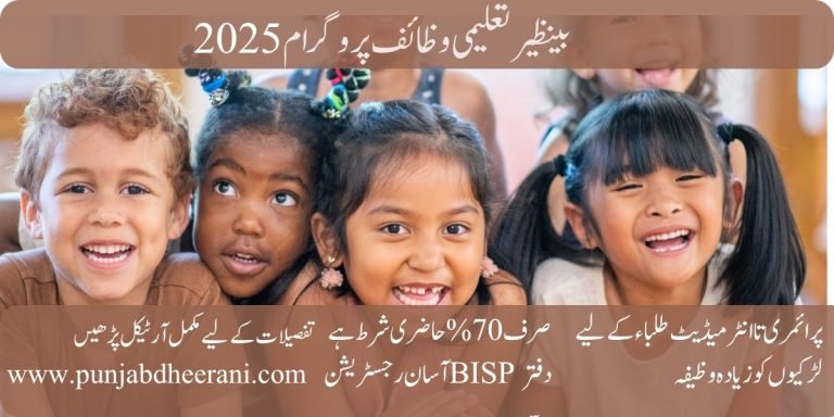 BISP Taleemi Wazaif Program 2025