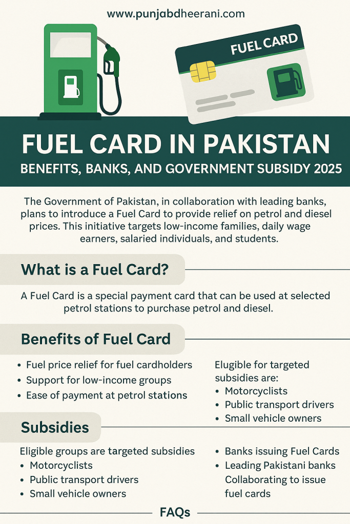 Fuel Card Pakistan 2025 Program