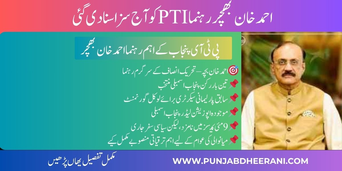 Mian Ahmed Nawaz Bachar PTI