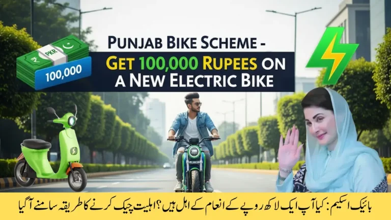 Punjab Bike Scheme Rs.100,000 Eligibility — How to Check, Apply and Receive the Green Credit