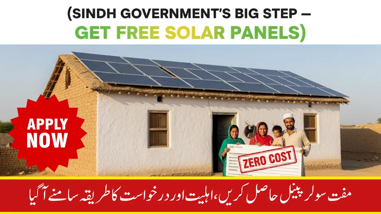 Sindh Free Solar Panels Program 2025: Eligibility, Application Process & Deadline