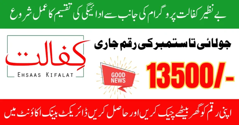 Benazir Kafaalat July-sept Payment Updates And Re-Application For Eligible But Not Payment Received People