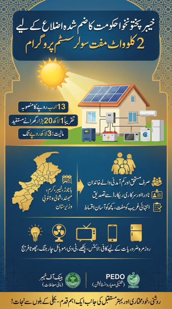 KP Government Offers Free Solar Systems Worth Rs 300,000 to Cut Electricity Bills for Families