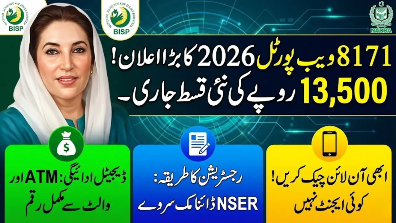 8171 Web Portal 2026 Beneficiaries Data Updated