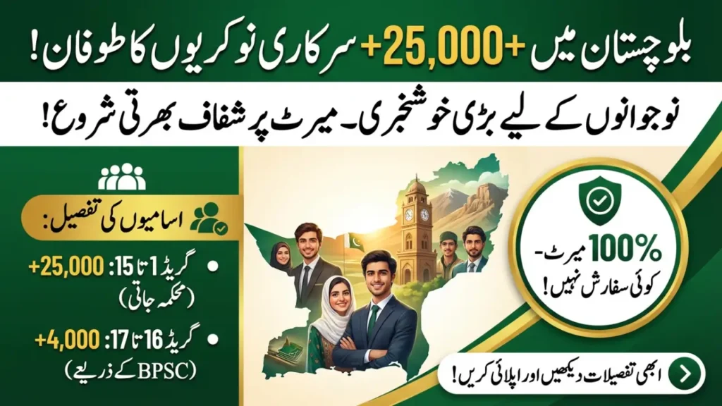 Government Jobs in Balochistan