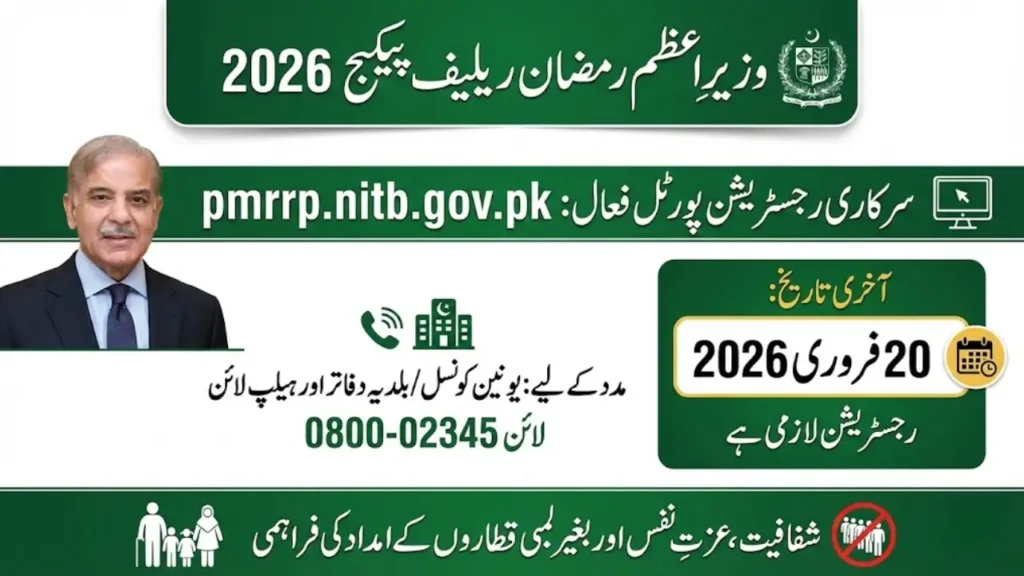 Wazir Azam Ramzan Relief Package 2026